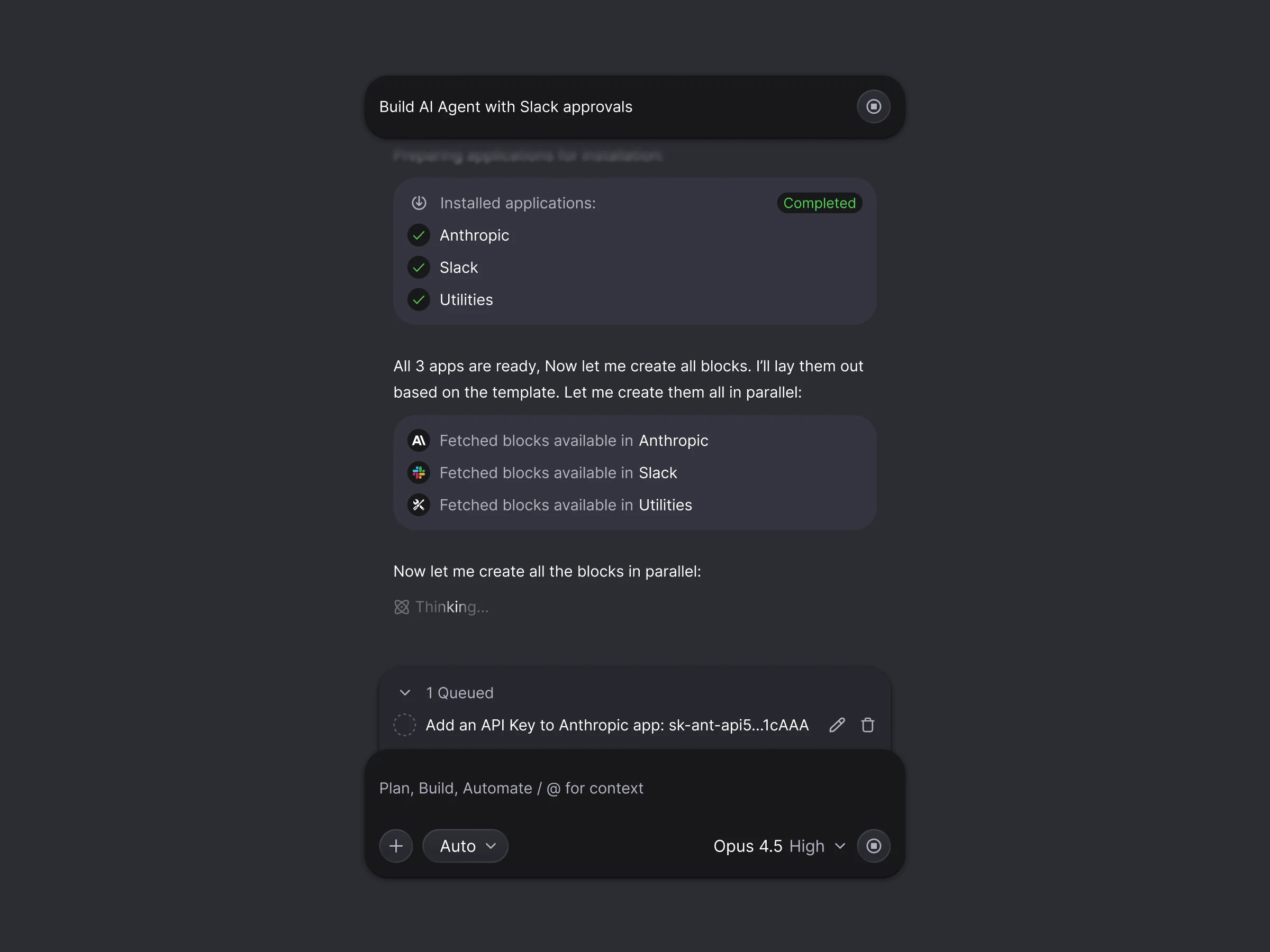 Outglow selected work — product UI mockup 3